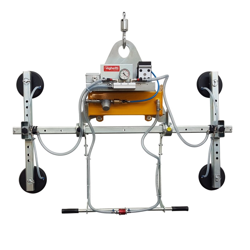 Palonnier à ventouses, pneumatique avec basculement M4A 250 Kg