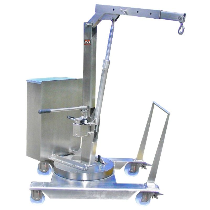 Potence mobile sur roue en inox 304