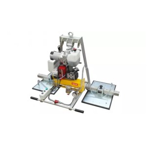Palonnier à ventouses 250 Kg autonome avec basculement électrohydraulique pour marbre O2B