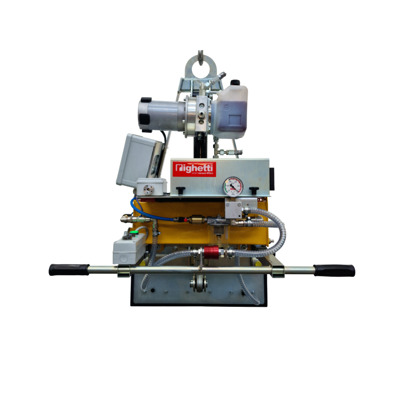 Palonnier à ventouse avec basculement électrique, autonome pour marbre 750 Kg - PALVAC