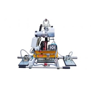 Palonnier à ventouses 1200 Kg autonome avec basculement électrohydraulique pour marbre O3B - PALVAC
