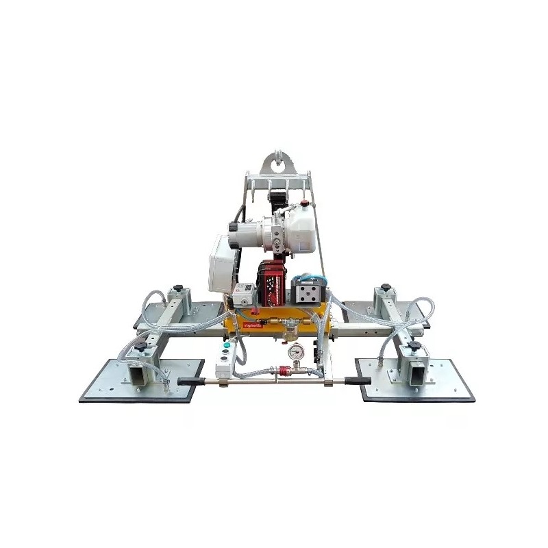 Palonnier à ventouses 2000 Kg autonome avec basculement électrohydraulique pour marbre O4B
