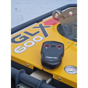 Radio commande sur palonnier à ventouse GLX, pour la manutention de vitrage sur chantier sous mini grues - PALVAC
