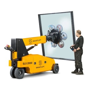 Manutention de vitrage 1000 Kg - Robot de pose SLX 2000 - PALVAC