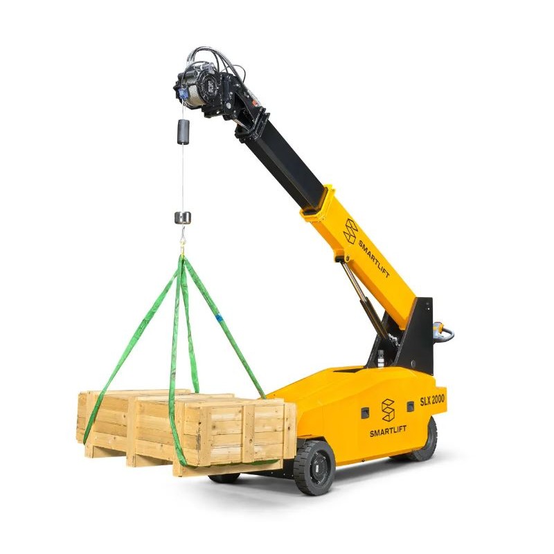 Grue tout terrain de chantier avec treuil - Capacité 1000 Kg - SLX2000 - PALVAC