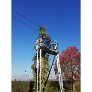 Nacelle manuelle tout terrain tractable - MONKEY TOWER - PALVAC