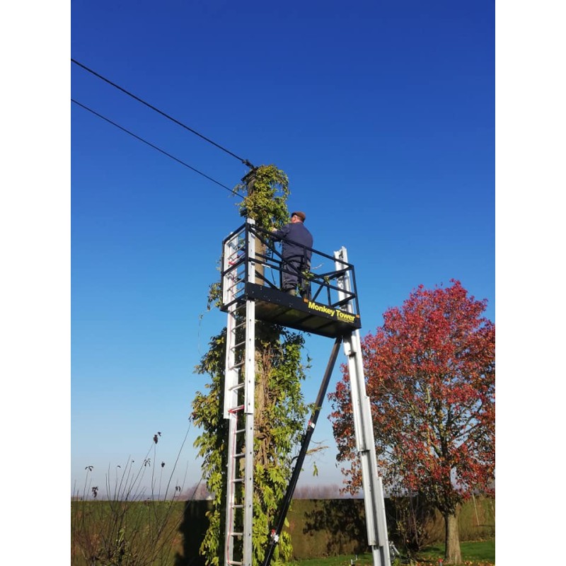 Nacelle manuelle tout terrain tractable - MONKEY TOWER - PALVAC