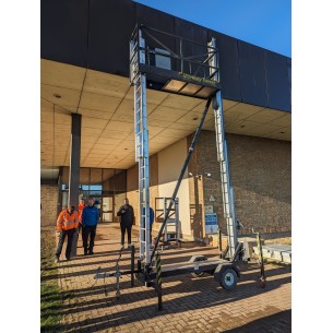 Nacelle tout terrain tractable - travail façade - MONKEY TOWER - PALVAC
