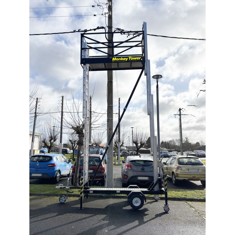 Intervention nacelle ligne haute tension - MONKEYTOWER - PALVAC