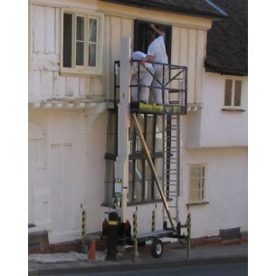 Echafaudage tout terrain tractable - travail façade - MONKEY TOWER - PALVAC
