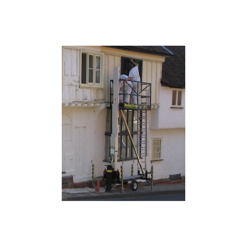 Echafaudage tout terrain tractable - travail façade - MONKEY TOWER - PALVAC