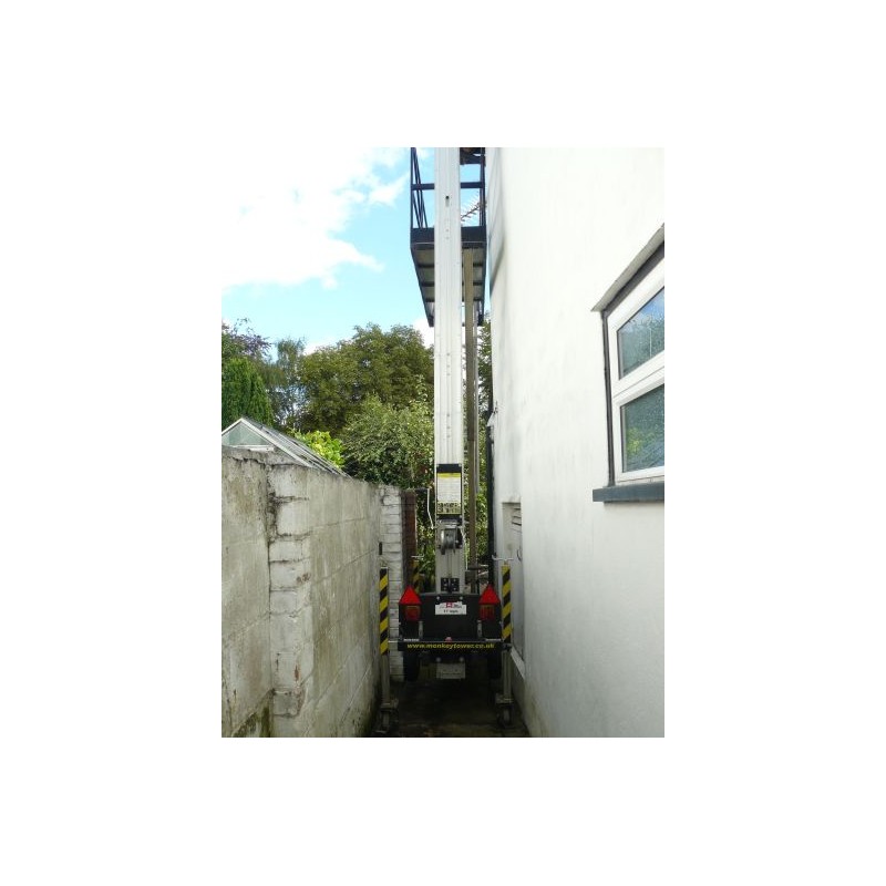 Petit échafaudage tractable - Hauteur de travail 6500 mm - MONKEYTOWER - PALVAC