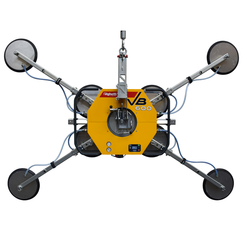 Palonnier à ventouses, autonome pour la manutention de vitrage VB600 XL - PALVAC