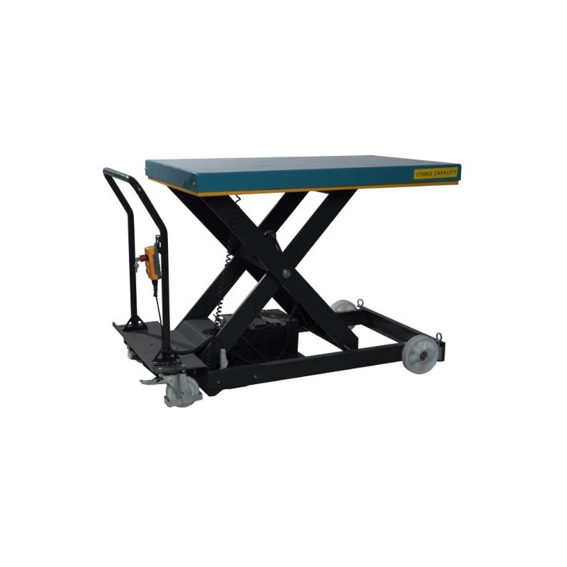 SC1250-SE - Table élévatrice mobile électrique - 1250 kg - PALVAC - Lift mobile table SC1250 SE