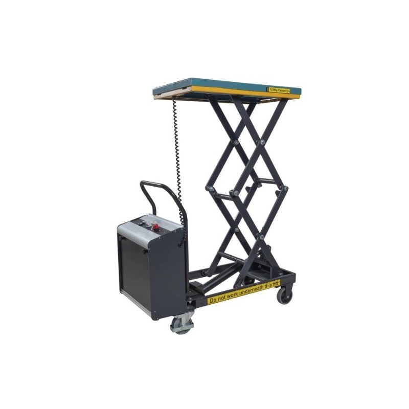 SC125-DE - Table élévatrice mobile électrique haute levée - 125 kg - 1420 mm