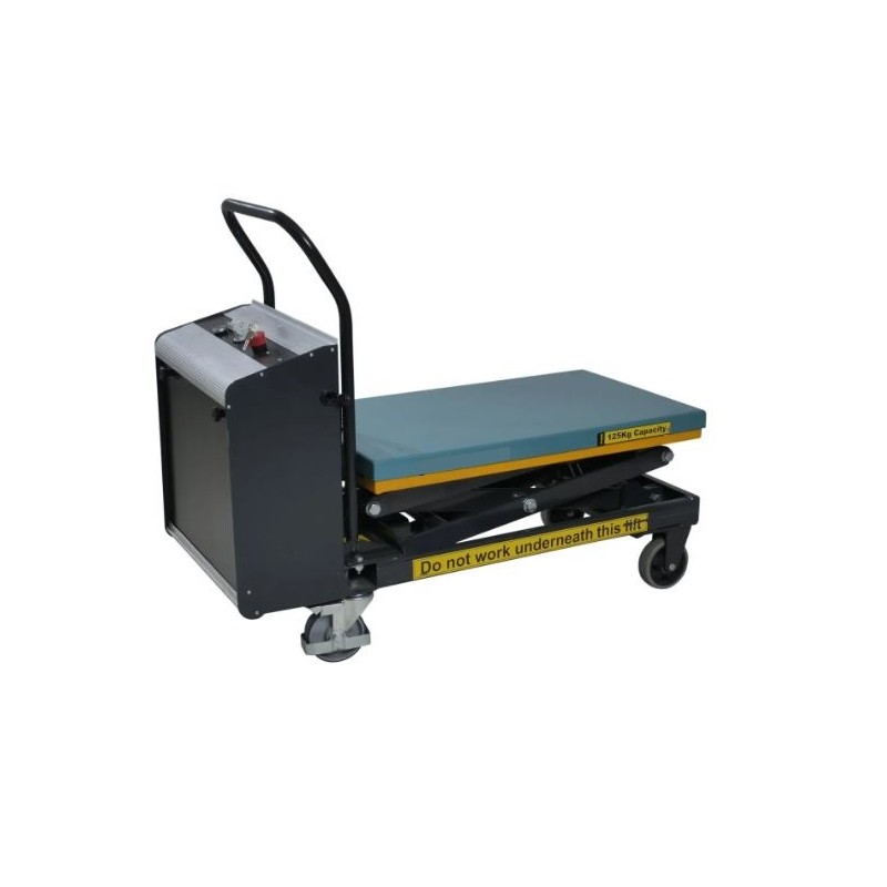 SC125-DE - Table élévatrice mobile à élévation électrique haute levée - 125 kg - PALVAC