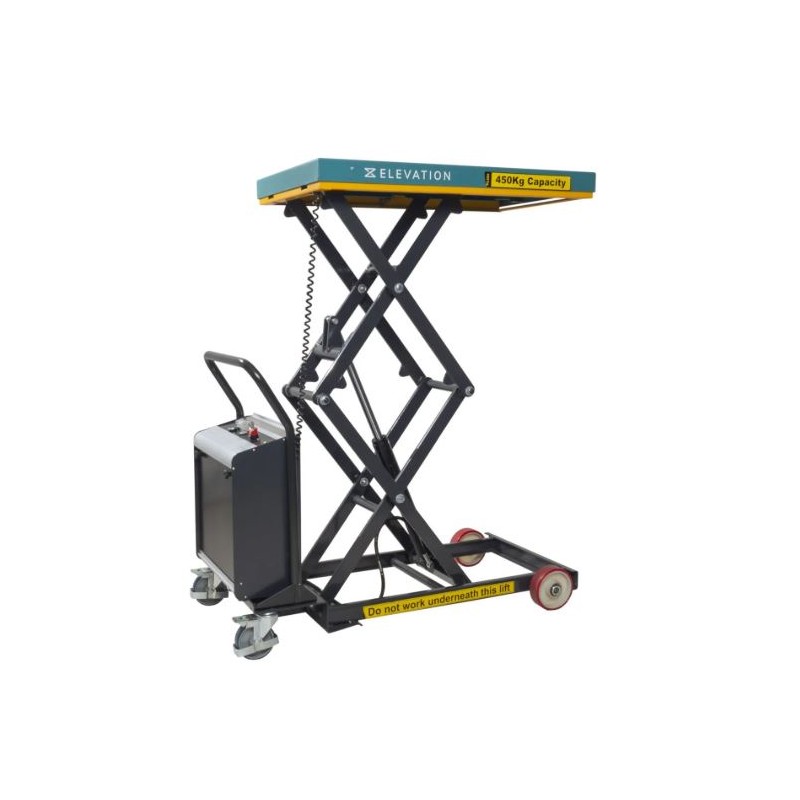 SC450-DE - Table élévatrice mobile électrique haute levée - 450kg - 1550mm - PALVAC