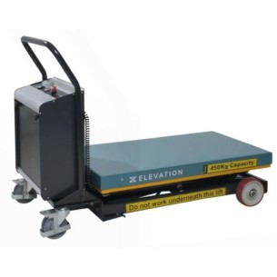 SC450-DE - Table élévatrice mobile électrique double ciseaux - 450kg - 1550mm - PALVAC