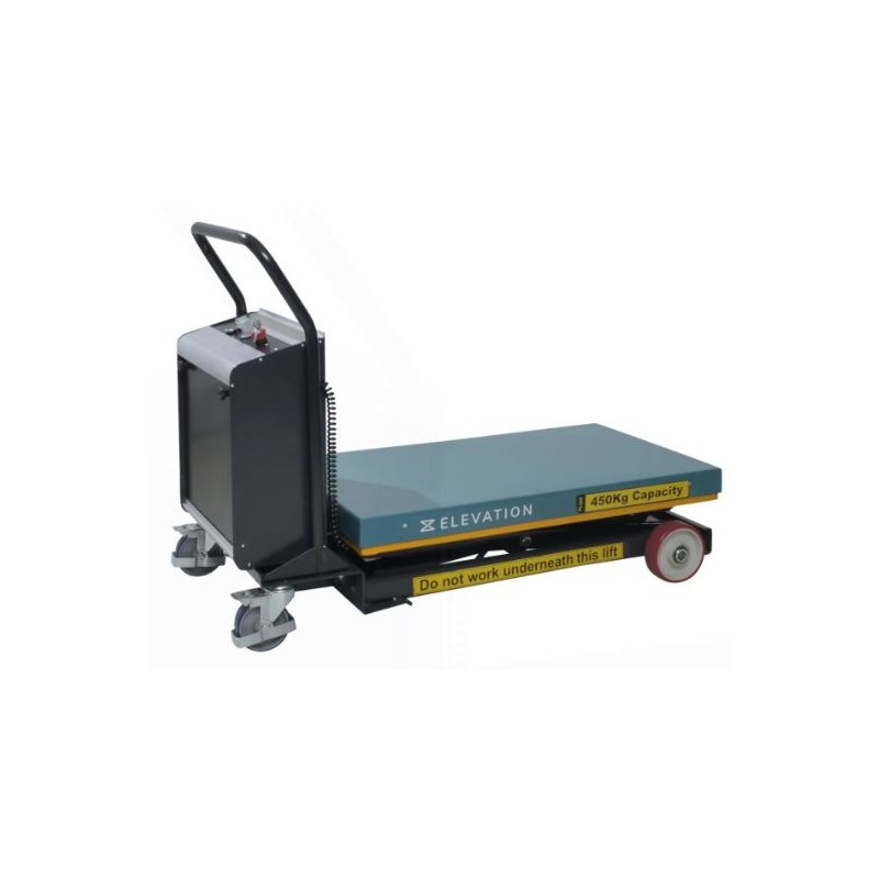 SC450-DE - Table élévatrice mobile électrique double ciseaux - 450kg - 1550mm - PALVAC