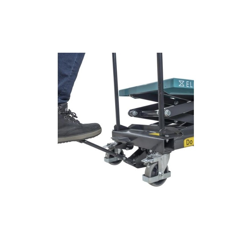 Table élévatrice mobile manuelle double ciseaux - Capacité 125 Kg - SC125 DM