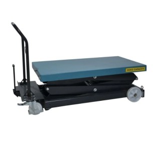 Table élévatrice mobile manuelle double ciseaux SC500 DM - capacité 500 kg - levée 1900 mm - PALVAC