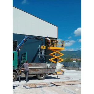 Palonnier à ventouses CL2  pour couverture et bardage - configuration bardage verticale - PALVAC