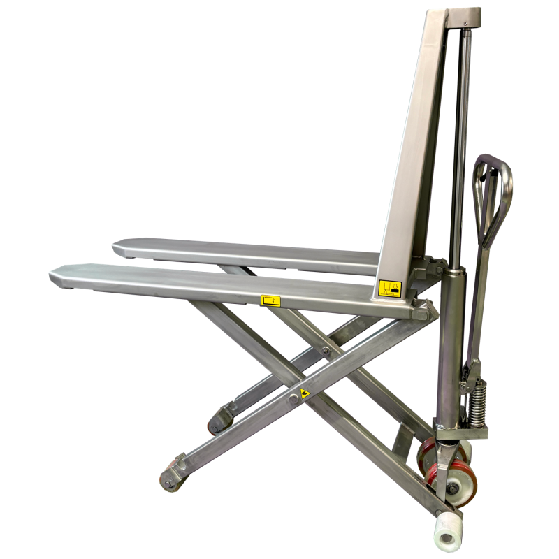 Transpalette manuel haute levée inox 316 PREMIUM - EHPT 316 - PALVAC