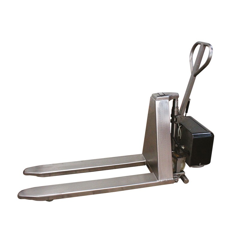 Transpalette inox haute levée 800 mm - PALVAC - HS540E - Position basse