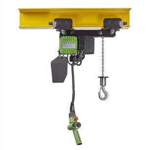 palan électrique à hauteur perdue réduite RWM à chariot manuel - 1000 Kg - bi vitesse 1 et 4 m/min