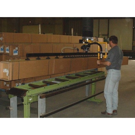 Manutention de carton type long et finAvec un points standard constaté de maxi 150 Kg 
