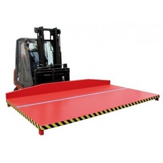 Plateau basculant pour squelette de tôle ou autre