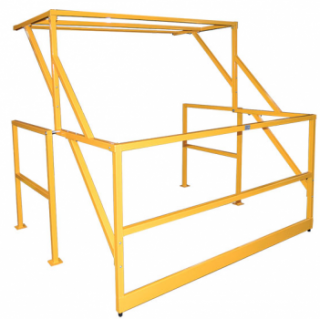 Barrière basculante pour mezzanine